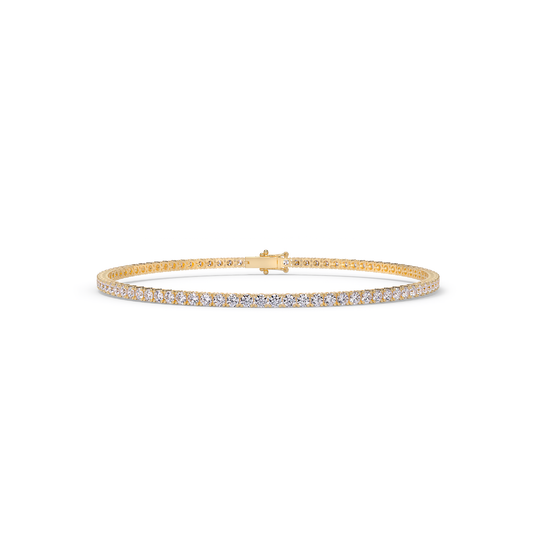 Yellow Gold Line Bracelet